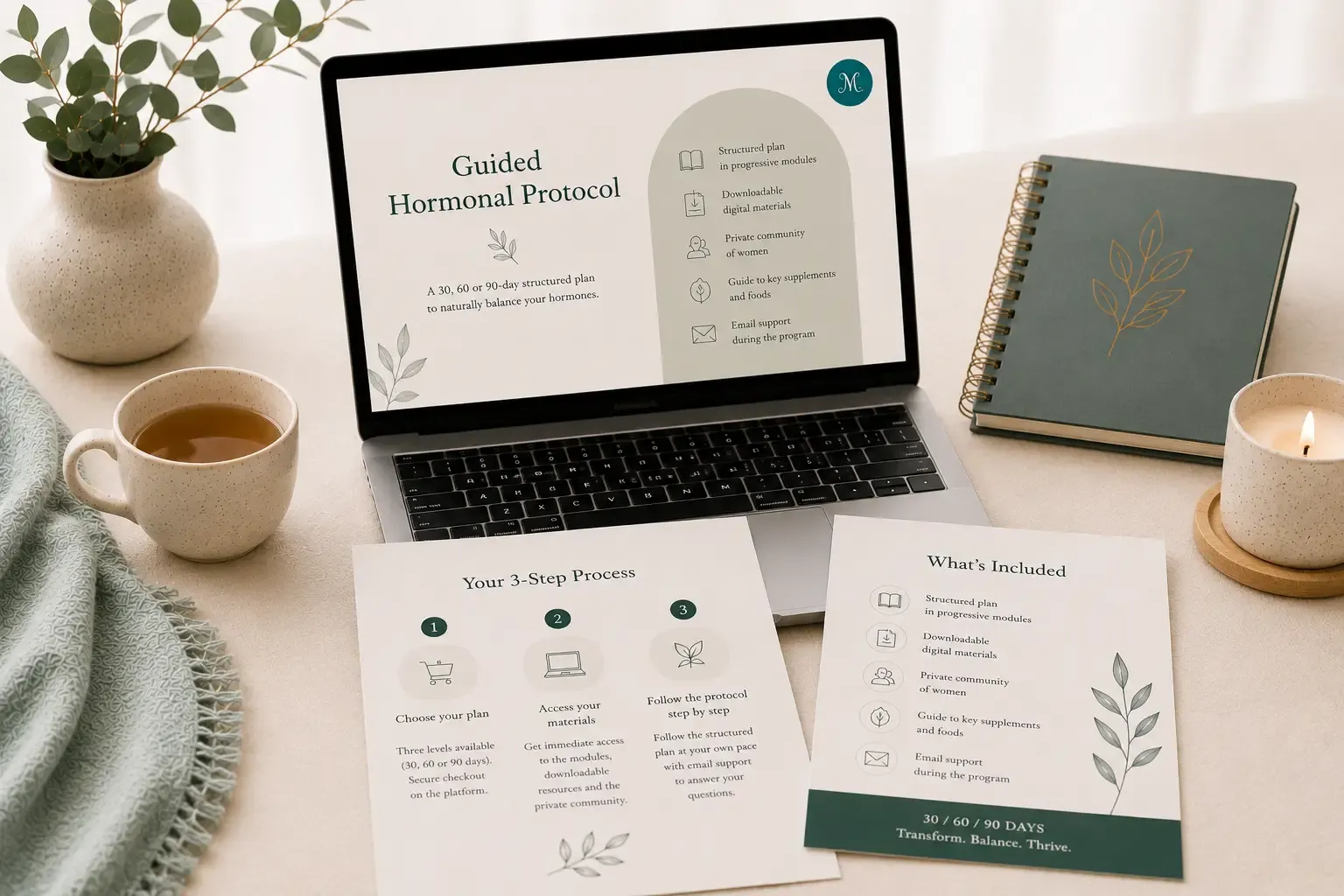 Hormonal Protocol — service visual